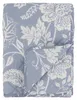 Chic Antique Quilt AIX SKY BLUE Blau Weiß mit Blumen Muster Produktbild-Vorschau 1