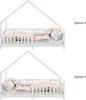 Hausbett CORA 90x190 cm, Weiß - Kinderbett mit Produktbild-Vorschau 8
