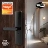 Tuya WiFi inteligentná kľučka dverí Zámok valec Šifra RFID Náhľad obrázku produktu 12