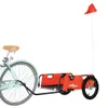 vidaXL Fahrradanhänger Orange Oxford-Gewebe und Eisen Produktbild-Vorschau 3