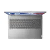 A top-down view of a silver Lenovo Yoga 7 2-in-1 laptop with its screen open. Produktbild-Vorschau