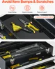 A close-up view of a metal toolbox with tools inside, showcasing its cushioning liner pads and organization. Anteprima dell’immagine prodotto