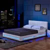 HOME DELUXE - LED Bett ASTEROID - Weiß, 160 x 200 cm - Produktbild-Vorschau 2