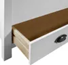 vidaXL Kleiderschrank mit 3 Türen Hill Weiß 127x50x170 cm Produktbild-Vorschau 11