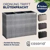 CASARIA® Blumenkasten 3 Innentöpfe Polyrattan Herausnehmbar Produktbild-Vorschau 7