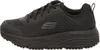 A side view of a black Skechers work shoe. Produktbild-Vorschau