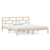 vidaXL Massivholzbett Kiefer 140x190 cm Produktbild-Vorschau 1