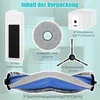 An image showing the contents of a vacuum cleaner accessory package, with each item labeled. Produktbild-Vorschau