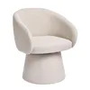 Duhome Poltrona da salotto beige, poltrona girevole in Anteprima dell’immagine prodotto 1