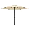 Sonnenschirm Bergamo 300/6 rund, Ø ca. 300 cm, Farbe:natur Produktbild-Vorschau 1