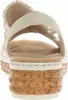 Rieker Damen Keil-Sandaletten Beige Voir les images du produit 11