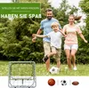 HOMCOM Fußball Rebounder Kickback Tor Rückprallwand Netz Produktbild-Vorschau 4