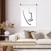 MuchoWow® Wandteppich Wandbehang Frau - Gesicht - Lippen Produktbild-Vorschau 2