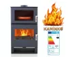 Moderner Kaminofen VERSO F 9 kW mit Backofen | Holzofen A+ Produktbild-Vorschau 12