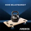 AREBOS Rollbrett 6er Set | Möbelroller bis 200 kg, inkl. Produktbild-Vorschau 5