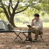 Relaxdays Campingtisch, klappbar, HBT:44 x 90 x 60 cm, Produktbild-Vorschau 3