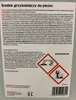 The image shows the back of a product container with text and safety symbols. Produktbild-Vorschau