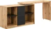 Klapptisch mit 360° drehbarer Platte - MDF - Natur und Produktbild-Vorschau 7