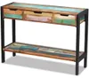 vidaXL Sideboard mit 3 Schubladen Altholz Massiv Produktbild-Vorschau 4