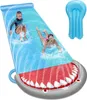 Wasserrutsche Outdoor Sommer Rasen,550 * 145cm Hai-Stil Produktbild-Vorschau 1