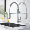 Wasserhahn Küche, Hoher Bogen Hochdruck Küchenarmatur, 360° Produktbild-Vorschau 3