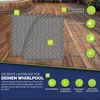tillvex® podložka pod vířivé bazény kulatá šedá 196 cm | Náhled obrázku produktu 5