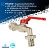 tecuro Kugelauslaufhahn Kugelventil 3/4 Zoll mit Produktbild-Vorschau 4