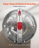 A top-down view of a honey extractor with a clear lid. Anteprima dell’immagine prodotto