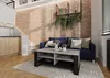 Meble Pitus Couchtisch ST12 90x50 cm mit Stauraum – Beton Produktbild-Vorschau 2