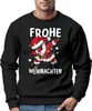 Sweatshirt Herren Weihnachtspullover Frohe Weihnachten Produktbild-Vorschau 1