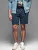 Ombre Clothing Pánské plátěné kraťasy Dulina navy XL Náhled obrázku produktu 4