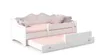 Mädchenbett 80x160 mit Ausziehbett & zwei Matratzen Produktbild-Vorschau 5