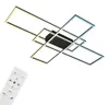Plafonnier LED puissant Moderne carré, 46W 6600lm, Avec Voir les images du produit 1