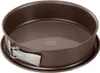 A brown springform cake pan with a silver latch is shown against a white background. Produktbild-Vorschau