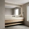 Badmöbel-Set mit Sinterstein-Waschbecken in Travertine Produktbild-Vorschau 4