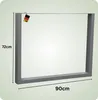 Tischbeine Metall 90x72cm Grau – DIY Tischgestell 1er Set Produktbild-Vorschau 1