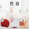 REDBEST WC-Vorlage Houston" terra 50x50 cm" Produktbild-Vorschau 3