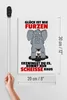 Holzschild Spruch 20x30cm Glück ist wie furzen Elefant Produktbild-Vorschau 5