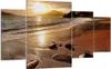 Bild auf Leinwand - Leinwandbild - Strand Wolken Abend Produktbild-Vorschau 1