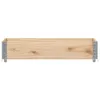 vidaXL Fioriera 100x50 cm in legno di pino massiccio Anteprima dell’immagine prodotto 3