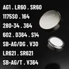 ABSINA AG1 LR621 Knopfzelle 10er Pack - 1,5V Alkaline Produktbild-Vorschau 5