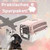2er Set Transportbox IATA Flugbox Flugzeug Hundebox kleine Produktbild-Vorschau 6
