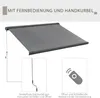 Fernbedienbare Elektromarkise 3x2,5m - Metallrahmen Produktbild-Vorschau 3