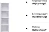 Woltu SK003ws4, Montované na stenu, Drevo, 1 kusov Náhľad obrázku produktu 9