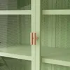 OKWISH Armoire Murale en Verre et Métal - Meuble de Voir les images du produit 5