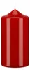 Lackkerzen Stumpenkerzen Weihnachtsrot Erdbeere 150 x Ø 80 Produktbild-Vorschau 1