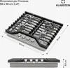 Klarstein Turbocast Plaque De Cuisson Gaz, 4 Brûleurs, Inox Voir les images du produit 5