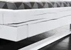 MASSIVMOEBEL24.DE Balkenbett Fichte 140x200x87 weiß Produktbild-Vorschau 1