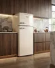 DMDK DKB2 Réfrigérateur-congélateur rétro 144 cm crème Voir les images du produit 3