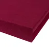 A close-up, angled view of a folded burgundy fitted sheet on a white background. Produktbild-Vorschau